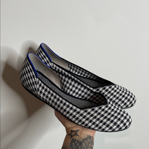 Rothy’s | Women’s Round Toe Flats in Picnic Gingham Size 11 - Picture 2 of 7